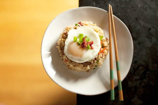 fried rice and egg